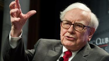 Warren Buffett, l'investisseur le plus respecté des Etats-Unis, le 5 juin 2012 à Washington [Nicholas Kamm / AFP/Archives]
