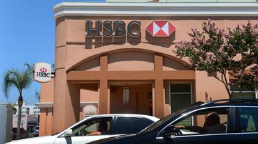 Une agence HSBC à Alhambra, près de Los Angeles [Frederic J. Brown / AFP/Archives]