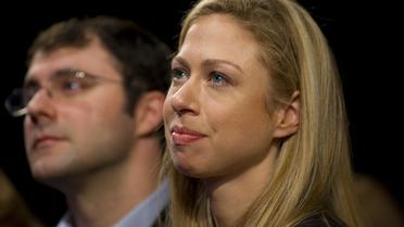 Chelsea Clinton, la fille de l'ancien président américain et de l'actuelle secrétaire d'Etat, le 23 septembre 2012 à New York [Stephen Chernin / AFP]