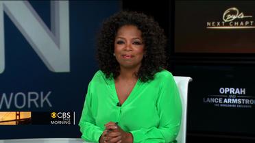 La star de la télévision américaine Oprah Winfrey lors de  "CBS This Morning" le 15 janvier 2013 [ / CBS News/AFP/Archives]