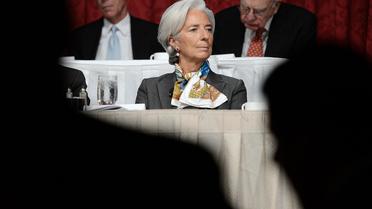 Christine Lagarde lors d'une conférence à New York, le 10 avril 2013 [Emmanuel Dunand / AFP/Archives]