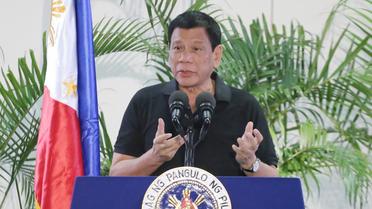 Rodrigo Duterte, lors d'une conférence de presse tenue à Davao le 30 septembre 2016