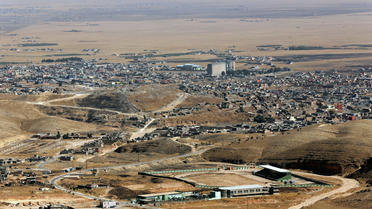 La ville de Sinjar, en Irak, d'où sont originaires les Yazidis.