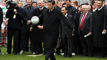 Xi Jinping, amateur de foot.