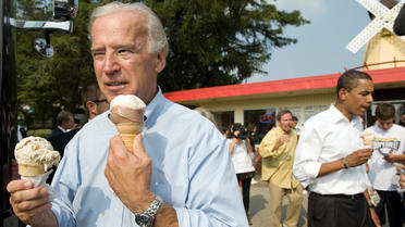 Joe Biden, un homme accro à la crème glacée.