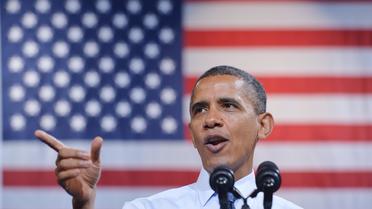 Barack Obama lors d'un meeting, le 5 octobre 2012.