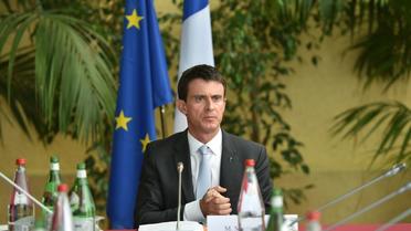 Le Premier ministre Manuel Valls à Boulogne-Sur-Mer, le 22 octobre 2015 [PHILIPPE HUGUEN / AFP]