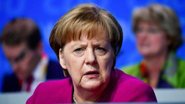 Angela Merkel, le 26 février 2018 à Berlin [Tobias SCHWARZ / AFP]
