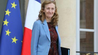 La ministre de la Justice Nicole Belloubet, le 11 avril 2018 à l'Elysée, à Paris [LUDOVIC MARIN / AFP/Archives]