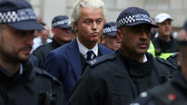 Geert Wilders à Londres le 9 juin 2018 [Daniel LEAL-OLIVAS / AFP/Archives]