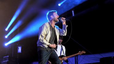Le chanteur du groupe Blur, Damon Albarn, le 12 avril 2013 à Indio en Californie lors du festival Coachella [Kevin Winter / Getty Images/AFP/Archives]