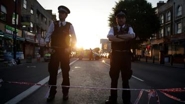 Après l'attaque contre des musulmans à proximité de la mosquée de Finsbury Park à Londres le 19 juin 2017 [Daniel LEAL-OLIVAS / AFP/Archives]