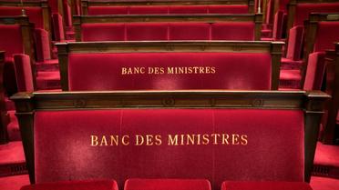 Le banc des ministres de l'Assemblée nationale, le 16 octobre 2017 [JOEL SAGET / AFP]