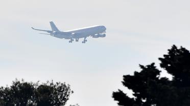 Atterrissage de l'avion transportant 200 Français de Wuhan, le 31 janvier 2020 à Istres [Pascal GUYOT / AFP]