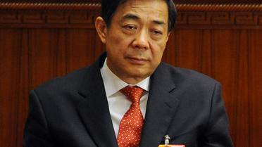 Le dirigeant chinois déchu Bo Xilaï, en mars 2012 à Pékin [Mark Ralston / AFP/Archives]