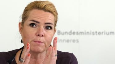 La ministre danoise de l'Immigration Inge Stojberg à Vienne le 4 octobre 2018 [ALEX HALADA / AFP/Archives]