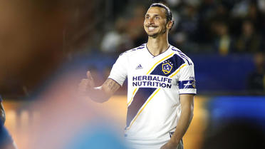 Zlatan Ibrahimovic évolue sous les couleurs des Los Angeles Galaxy.