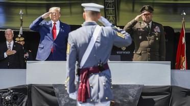 La visite de Donald Trump à des militaires a été critiqué a posteriori.
