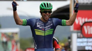 Le sprinteur australien Michael Matthews, vainqueur à Revel au terme de la 10e étape du Tour de France, le 12 juillet 2016 [KENZO TRIBOUILLARD / AFP]