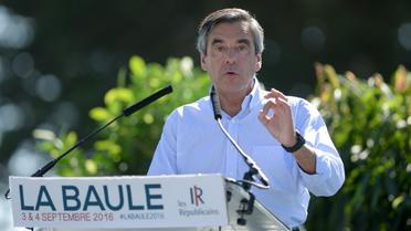 François Fillon, candidat à la primaire de la droite, le 3 septembre 2016 à La Baule [JEAN-SEBASTIEN EVRARD                / AFP]