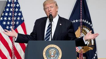 Le président Donald Trump le 21 mars 2017 à Washington [JIM WATSON / AFP]