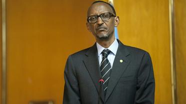 Le président du Rwanda Paul Kagame, à Addis Abeba, le 16 avril 2015 [ZACHARIAS ABUBEKER / AFP/Archives]