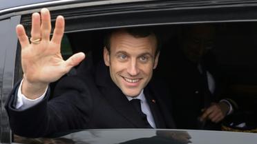 Le président de la République Emmanuel Macron à Saint-Sozy le 18 janvier 2019 [Ludovic MARIN / AFP/Archives]