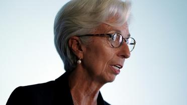 Christine Lagarde, directrice générale du FMI, lors d'une conférence à Londres le 29 septembre 2017   [ADRIAN DENNIS / AFP/Archives]