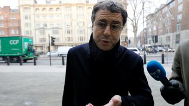 L'homme d'affaires Alexandre Djouhri à son arrivée à un tribunal britannique, le 21 janvier 2019 à Londres [Tolga AKMEN / AFP/Archives]
