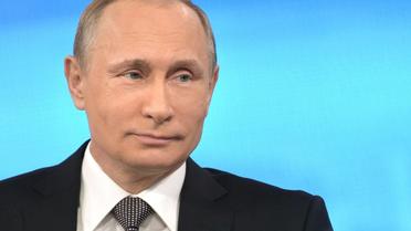 Le président russe Vladimir Poutine le 16 avril 2015 à Moscou [ALEXEI DRUZHININ / RIA NOVOSTI/AFP/Archives]