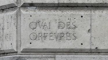 "Quai des orfèvres" gravé à Paris [Jacques Demarthon / AFP/Archives]