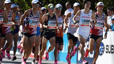 Concurrents du "Marathon Grand Championship", épreuve test en vue des JO de Tokyo 2020, le 15 septembre 2019 à Tokyo    [CHARLY TRIBALLEAU / AFP/Archives]