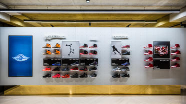 La boutique de 290 m2, sur deux niveaux, proposera des produits «Jordan Brand».