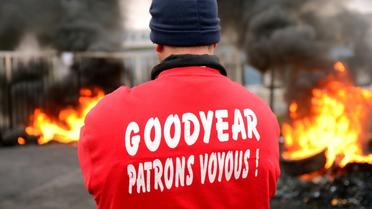 Un salarié de Goodyear  le 18 novembre 2013 à Amiens [DENIS CHARLET / AFP/Archives]