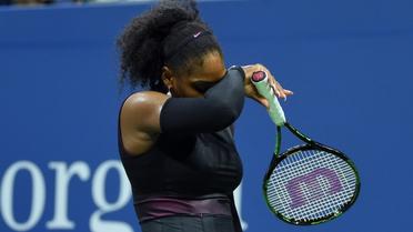 L'Américaine Serena Williams face à la Tchèque Karolina Pliskova en demi-finales de l'US Open, le 8 septembre 2016 à New York [Timothy A. CLARY                / AFP]