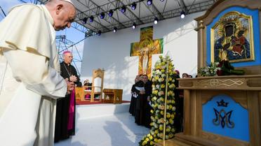 Le pape François à Iasi, en Roumanie, le 1er juin 2019 [Handout / VATICAN MEDIA/AFP]