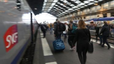 Des voyageurs le 1er juin 2016 gare de Lyon à Paris [KENZO TRIBOUILLARD / AFP/Archives]
