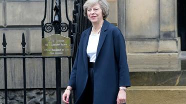 La Première ministre britannique Theresa May le 15 juillet 2016 à Edimbourg [Lesley MARTIN / AFP/Archives]