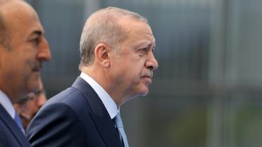 Le président turc Recep Tayyip Erdogan à Bruxelles le 12 juillet 2018  [LUDOVIC MARIN / AFP/Archives]