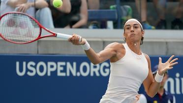 La Française Caroline Garcia éliminée au 3e tour de l'US Open par l'Espagnole Carla Suarez Navarro le 1er septembre 2018 [Don EMMERT / AFP]