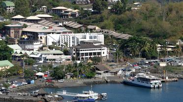 Vue de la capitale de Mayotte, Mamoudzou, le 12 octobre 2005 [Richard Bouhet / AFP/Archives]