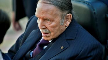 Abdelaziz Bouteflika lors d'élections locales à Alger le 23 novembre 2017 [RYAD KRAMDI / AFP/Archives]
