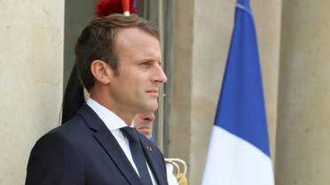 Le président Emmanuel Macron à l'Elysée le 25 septembre 2017 [ludovic MARIN / AFP]