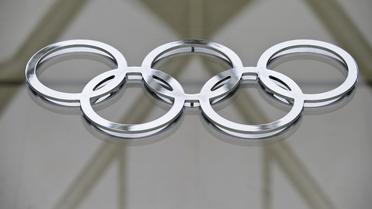 Les anneaux olympiques sur le siège du Comité international olympique (CIO) à Lausanne [Sebastien Bozon / AFP/Archives]