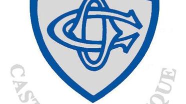Le logo du Castres Olympique, club champion de France en titre de rugby [ / European Rugby Cup/AFP/Archives]
