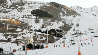 Vue en date du 13 février 2011 de la station de ski des Menuires  [Jean-Pierre Clatot / AFP/Archives]