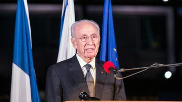 L'ancien président israélien Shimon Peres, le 14 novembre 2015 à Tel-Aviv [JACK GUEZ / AFP/Archives]