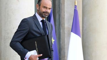 Le Premier ministre Edouard Philippe sur le perron de l'Elysée, le 19 septembre 2018 à Paris [ludovic MARIN / AFP/Archives]