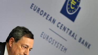 Le président de la Banque centrale européenne, Mario Draghi, le 21 janvier 2016 à Francfort, en Allemagne  [DANIEL ROLAND / AFP/Archives]