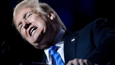 Le président américain Donald Trump à Kansas City aux Etats-Unis, le 24 juillet 2018 [Brendan Smialowski / AFP]